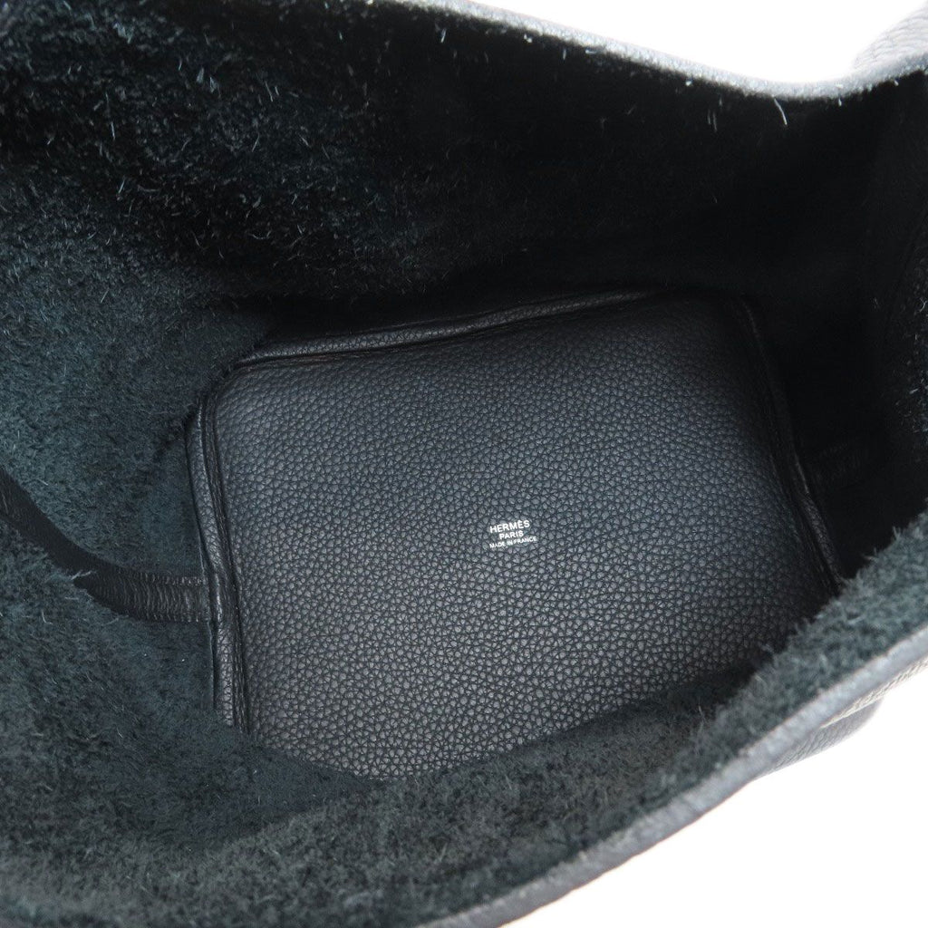 Hermes Picotin Lock MM Silver Handbag Taurillon — view 5