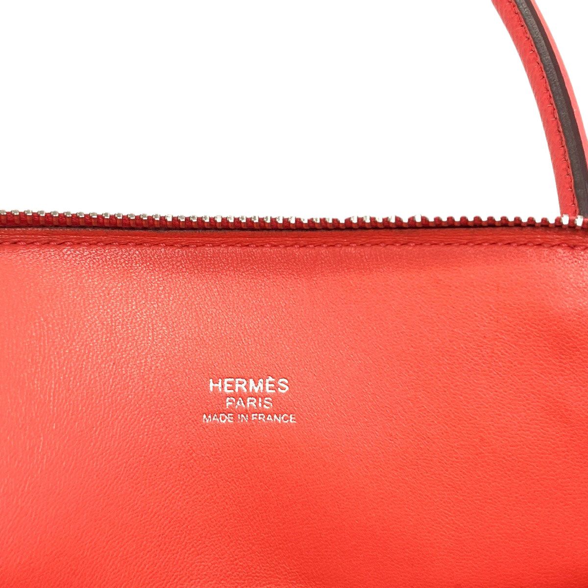 Hermes Bolide 27 Silver Handbag Epsom — view 6