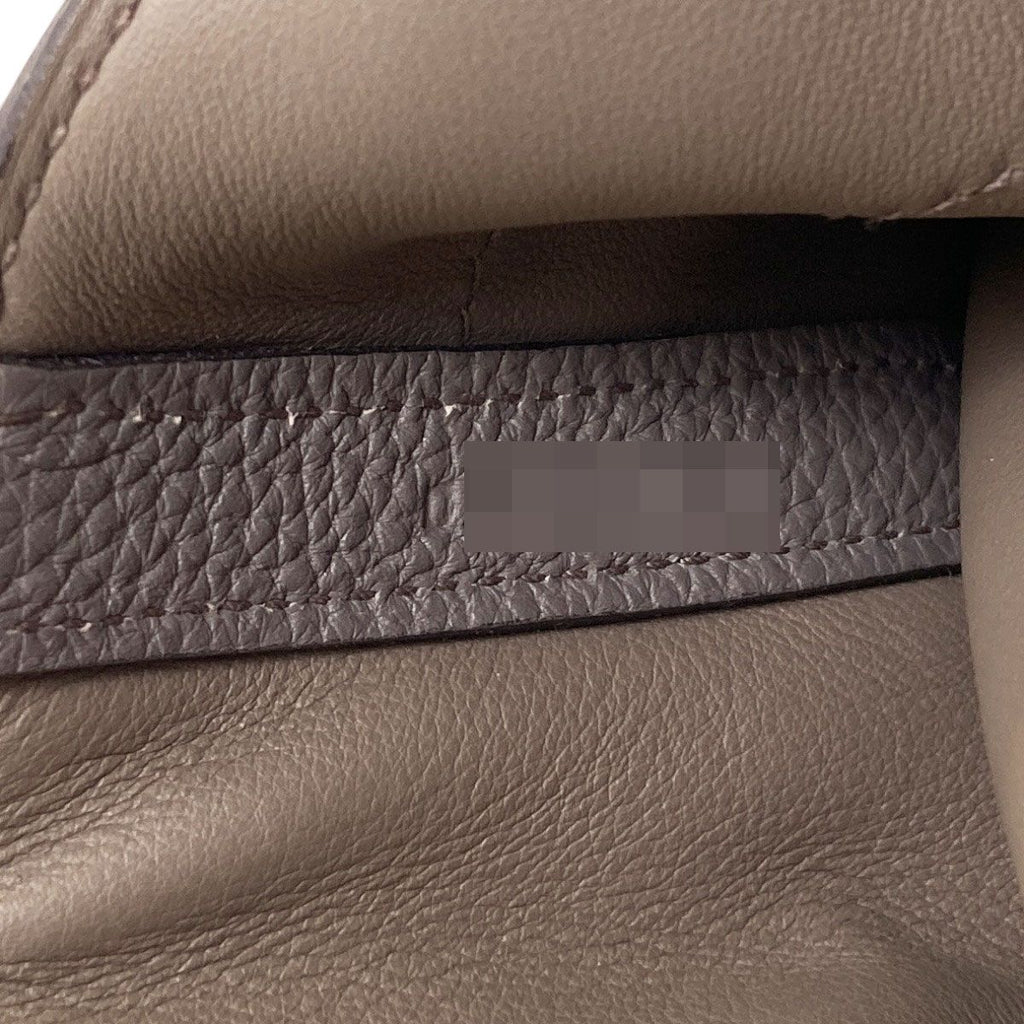 Hermes Vancatl 29 Etain Silver Handbag Togo — view 7