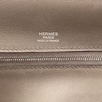 Hermes Vancatl 29 Etain Silver Handbag Togo — view 6