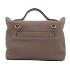 Hermes Vancatl 29 Etain Silver Handbag Togo — view 2