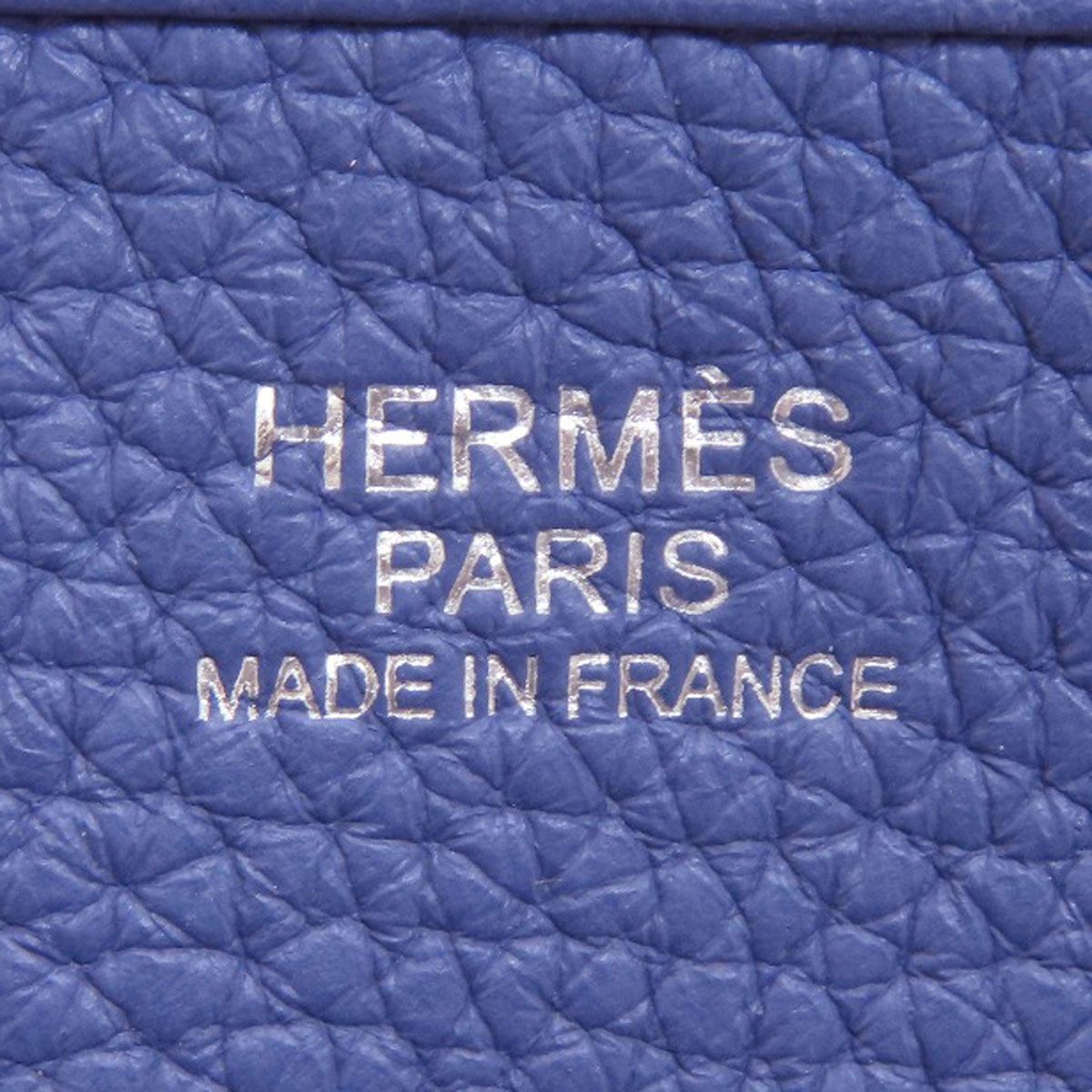 Hermes Evelyne 3 PM Silver Shoulder Bag Taurillon — view 6