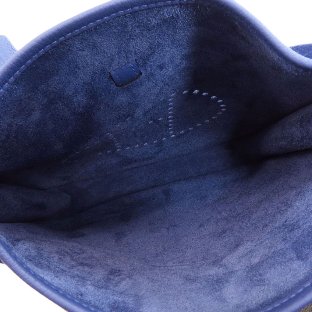 Hermes Evelyne 3 PM Silver Shoulder Bag Taurillon — view 5