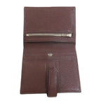 Hermes Bearn Compact Silver Bifold Wallet with Coin Pocket Chevre — view 4