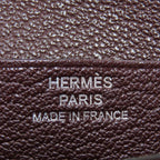 Hermes Bearn Compact Silver Bifold Wallet with Coin Pocket Chevre — view 7