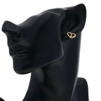 Hermes Chaine D'ancre Heart Earrings 18k Pink Gold — view 5