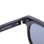 Louis Vuitton LV Signature Square Round Sunglasses Eyewear Black — view 4