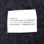 Loewe Anagram Fringe Scarf Wool Mohair Black — view 6