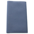 Hermes Agenda Vision 2 Blue Agate Chevre Mysore Leather Notebook Cover Silver