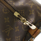 Louis Vuitton Monogram Keepall Bandouliere 50 2-Way Boston Bag Brown Leather — view 8