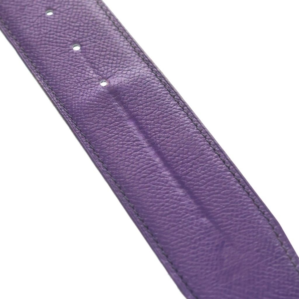 Hermes Constance Idem Reversible Belt Purple Gray — view 6