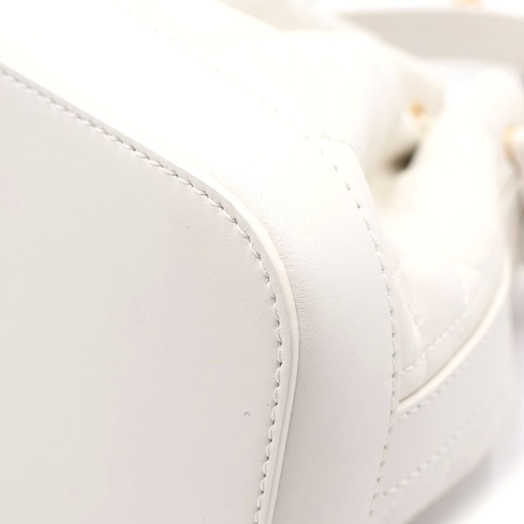 Dior Jolie Bucket Bag Lambskin White — view 5