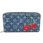 Louis Vuitton Wallet LV TM Zippy Monogram Denim Canvas Blue