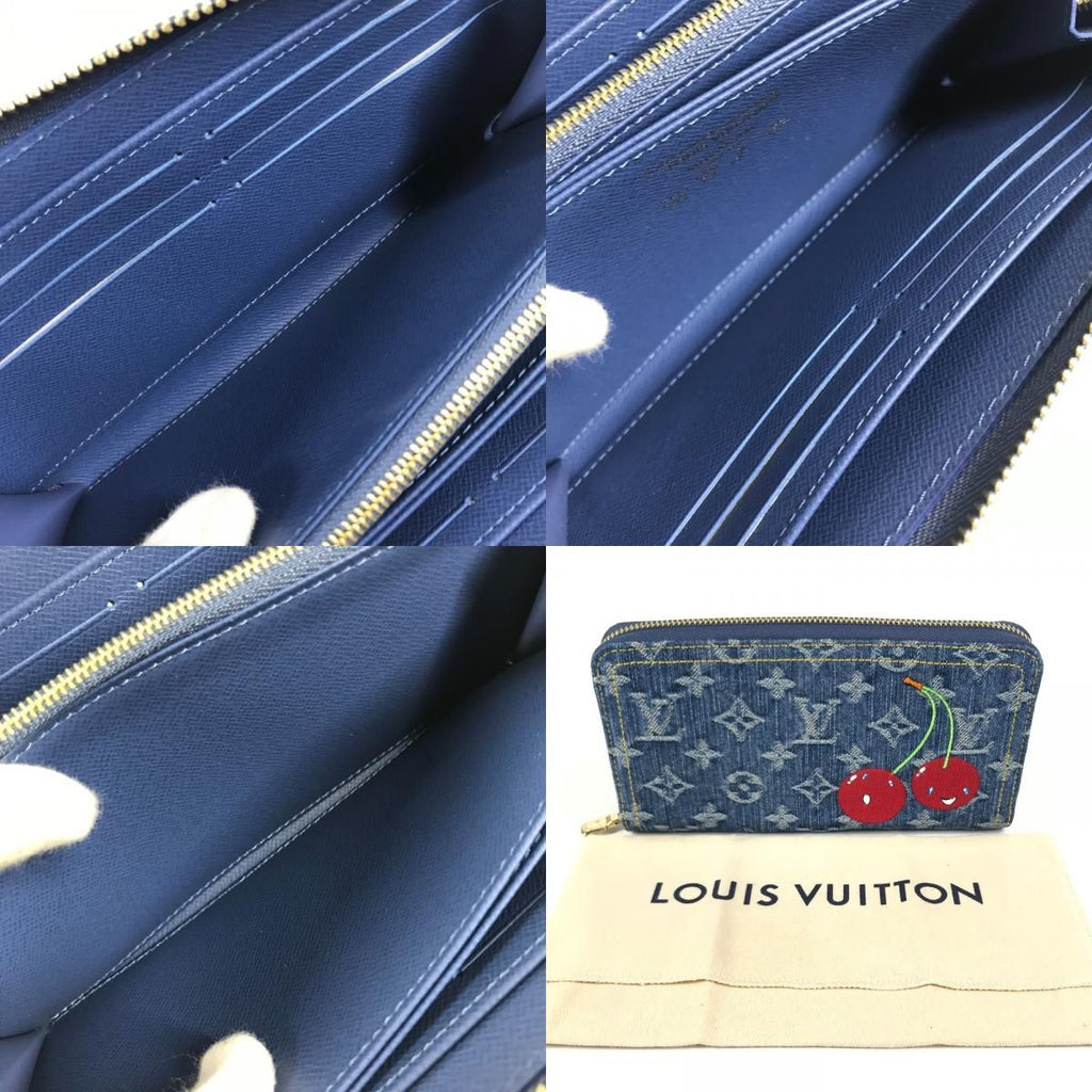 Louis Vuitton Wallet LV TM Zippy Monogram Denim Canvas Blue — view 7