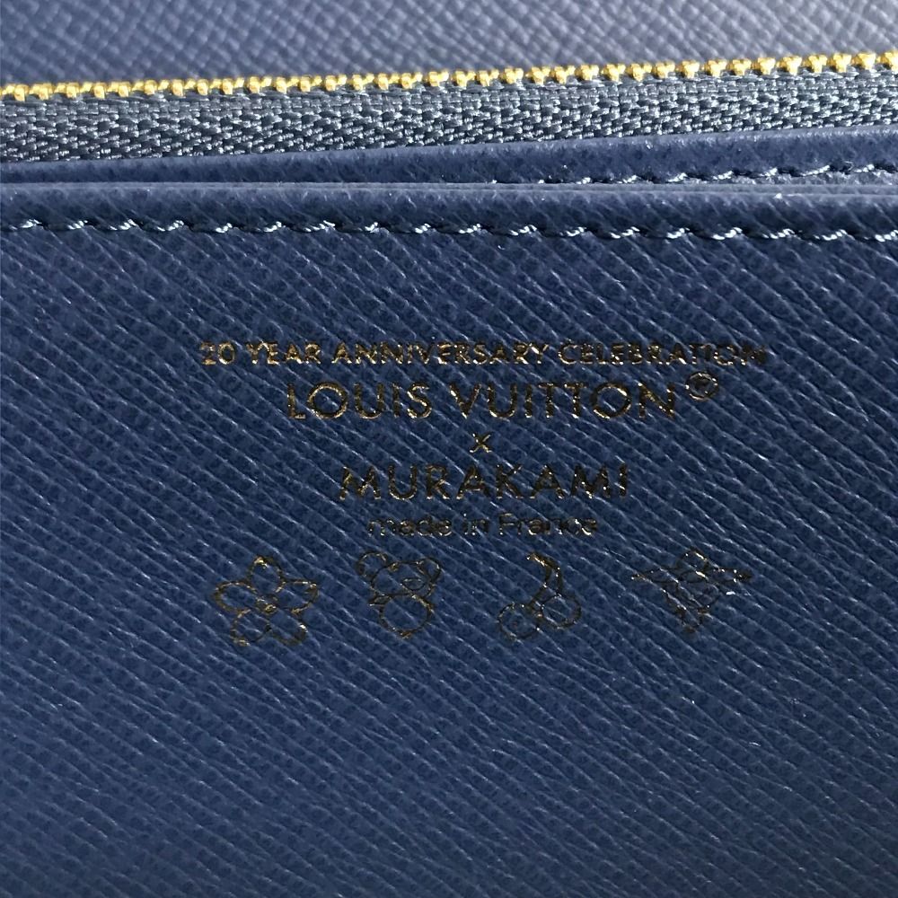 Louis Vuitton Wallet LV TM Zippy Monogram Denim Canvas Blue — view 5