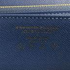 Louis Vuitton Wallet LV TM Zippy Monogram Denim Canvas Blue — view 5