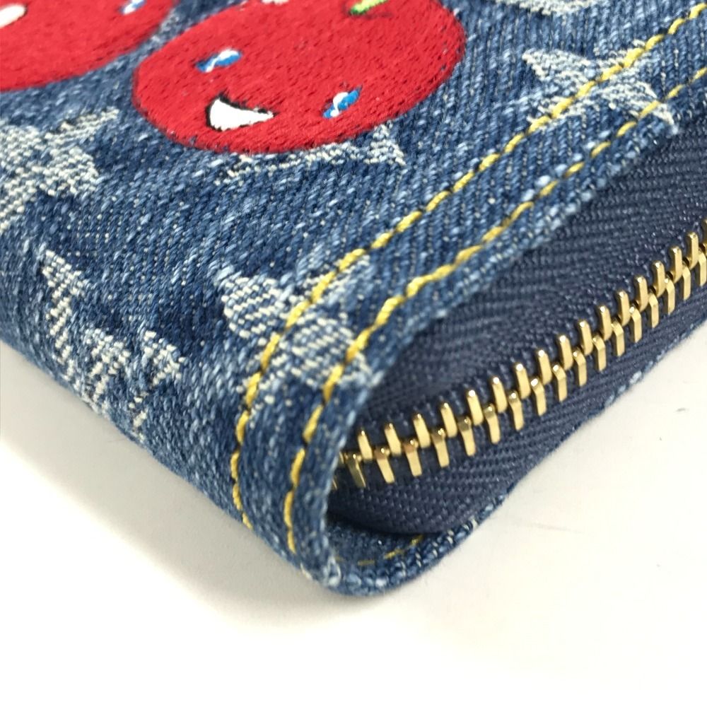 Louis Vuitton Wallet LV TM Zippy Monogram Denim Canvas Blue — view 2