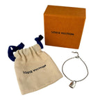 Louis Vuitton Padlock Silver Lockit Bracelet