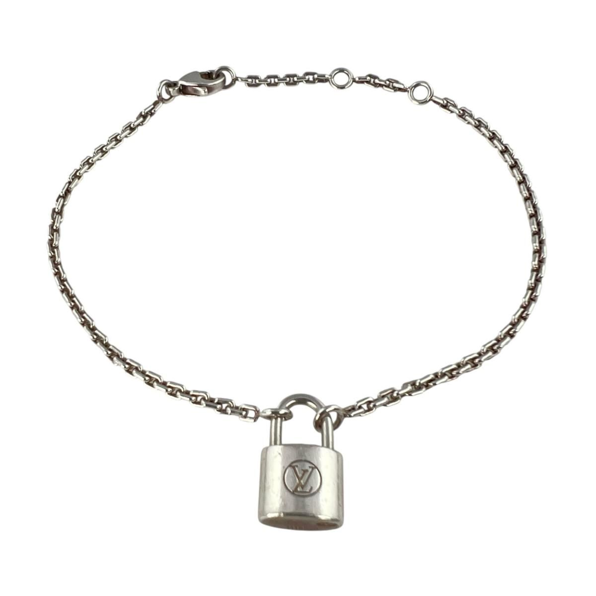 Louis Vuitton Padlock Silver Lockit Bracelet — view 4