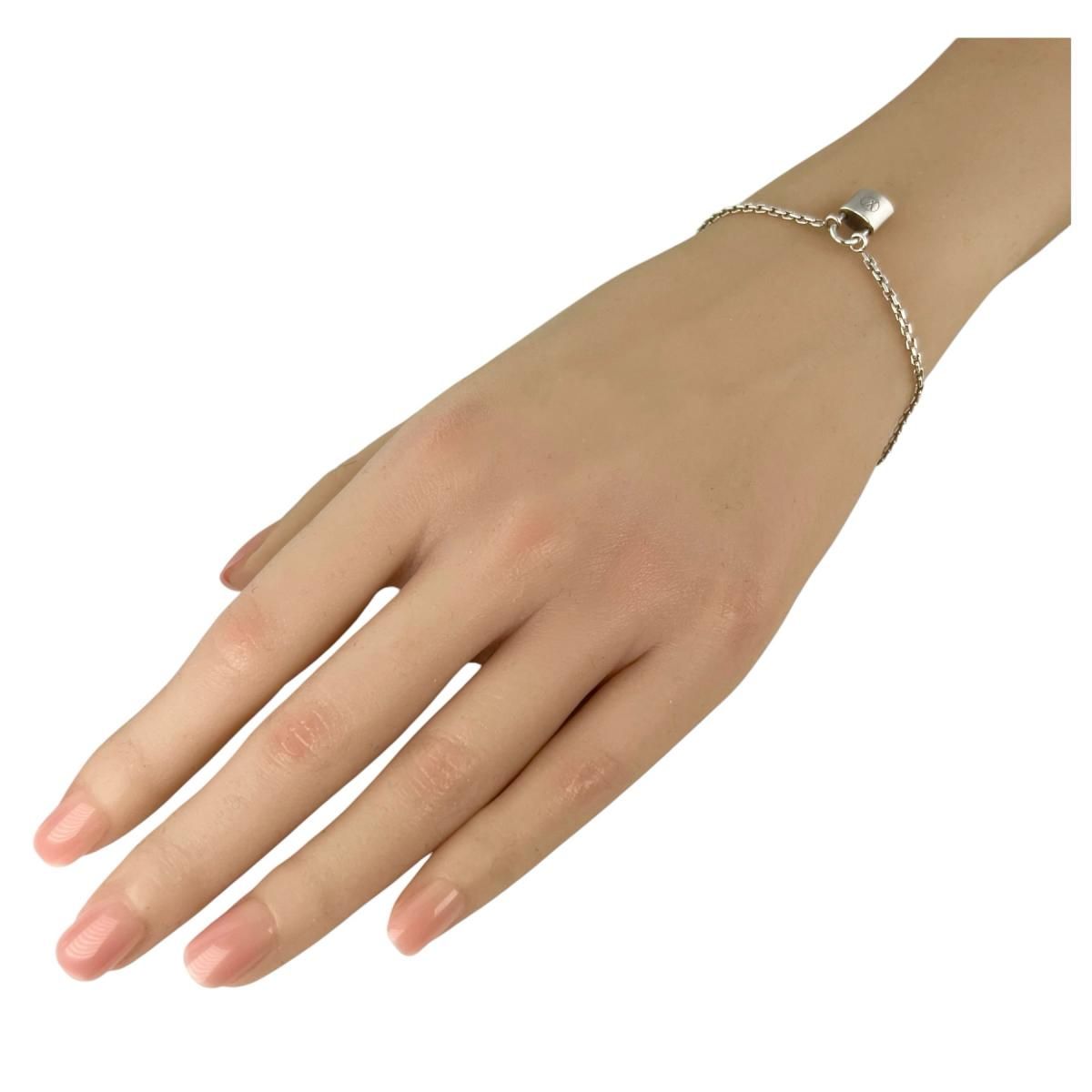 Louis Vuitton Padlock Silver Lockit Bracelet — view 2