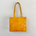 Chanel Tote Bag Vintage Enamel Yellow