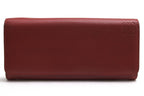 Loewe Wallet Leather Red Continental Coin Pocket