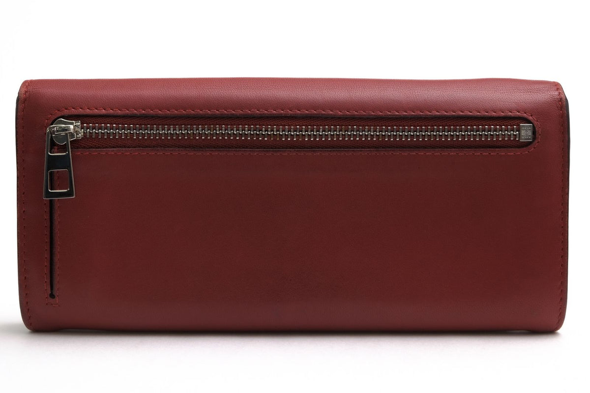Loewe Wallet Leather Red Continental Coin Pocket — view 2