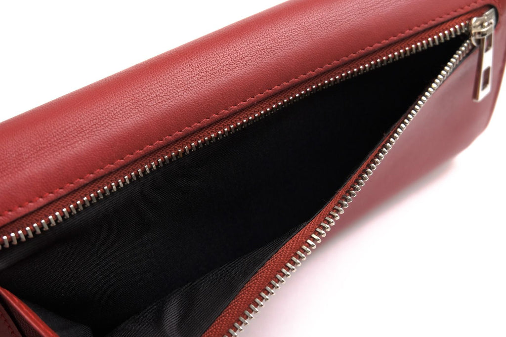 Loewe Wallet Leather Red Continental Coin Pocket — view 8