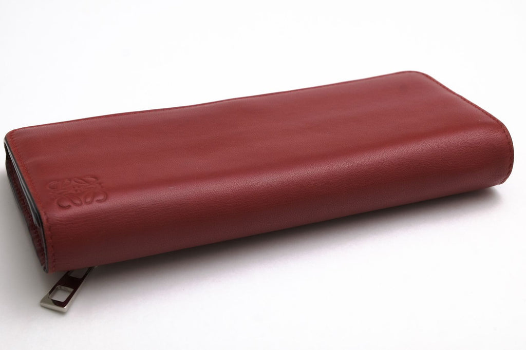 Loewe Wallet Leather Red Continental Coin Pocket — view 3