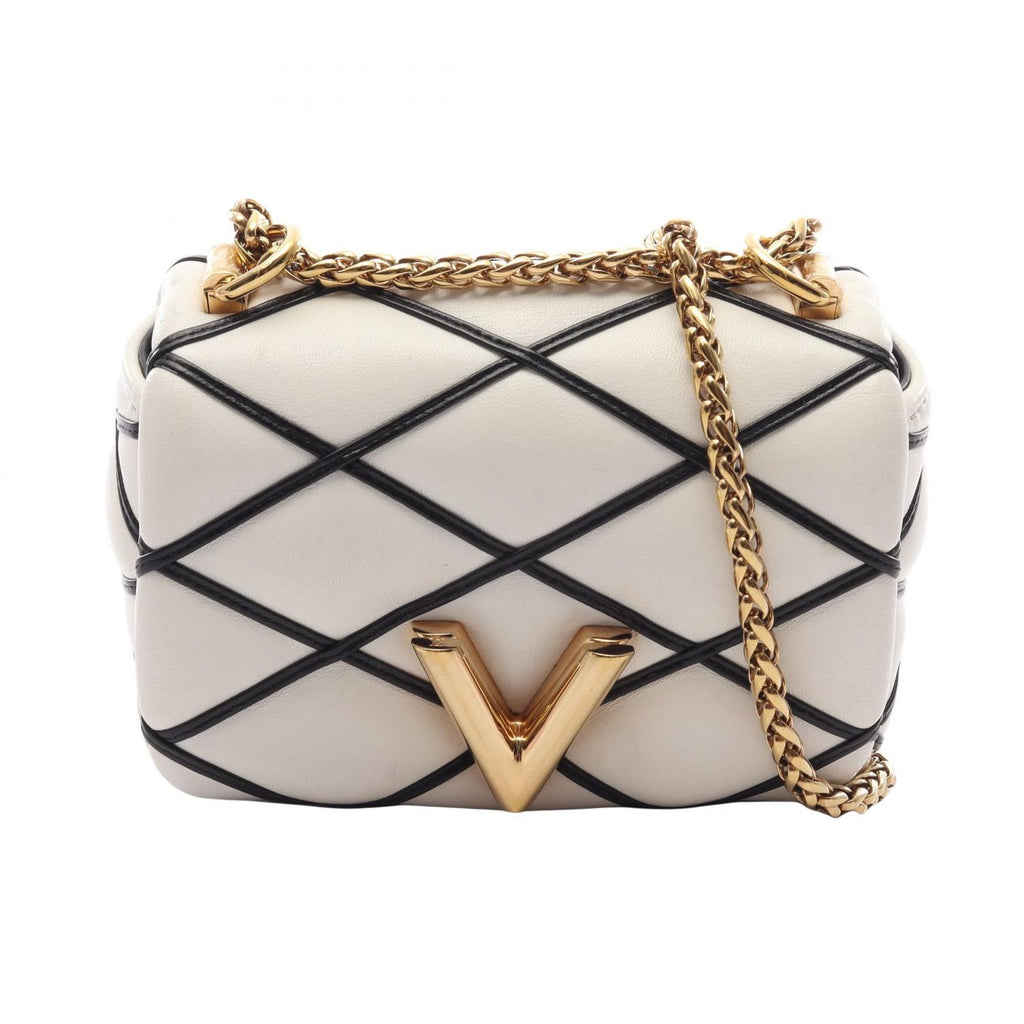 Louis Vuitton Shoulder Bag Pico Maltage Blanc Leather