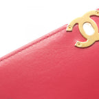 Chanel Shoulder Bag Quilted Small Flap Dark Pink Leather Chain — view 6