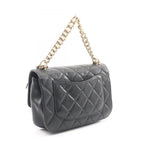 Chanel Shoulder Bag Quilted 2-Way Black — view 2