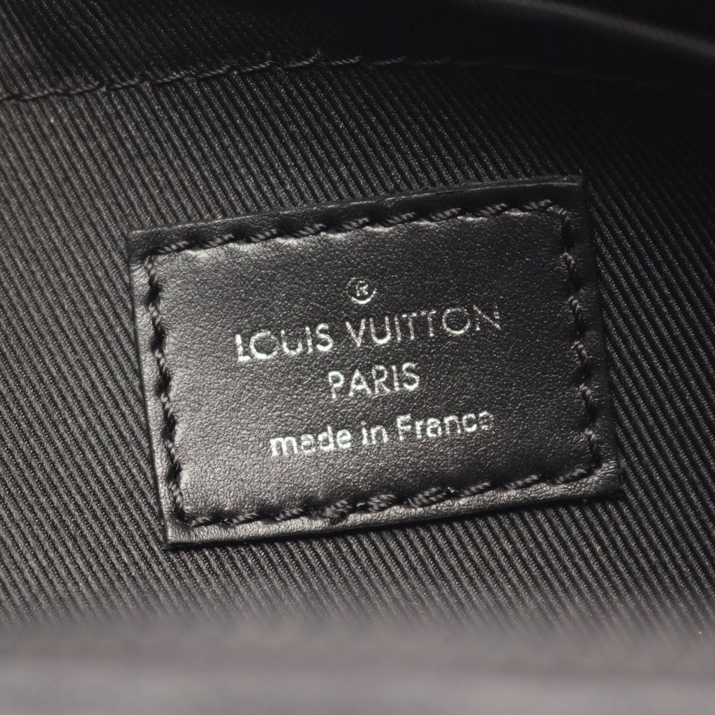 Louis Vuitton Shoulder Bag Steamer Messenger Taurillon Monogram Noir — view 5