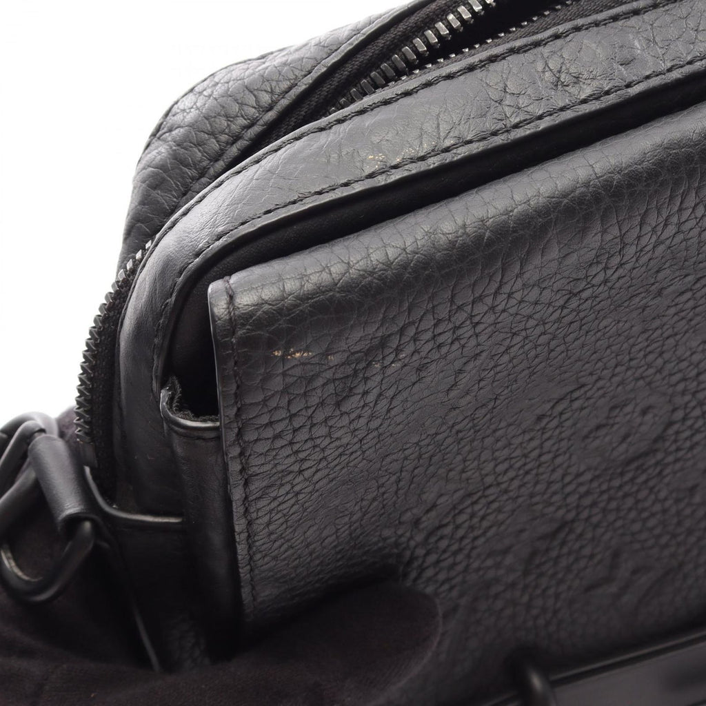Louis Vuitton Shoulder Bag Steamer Messenger Taurillon Monogram Noir — view 8