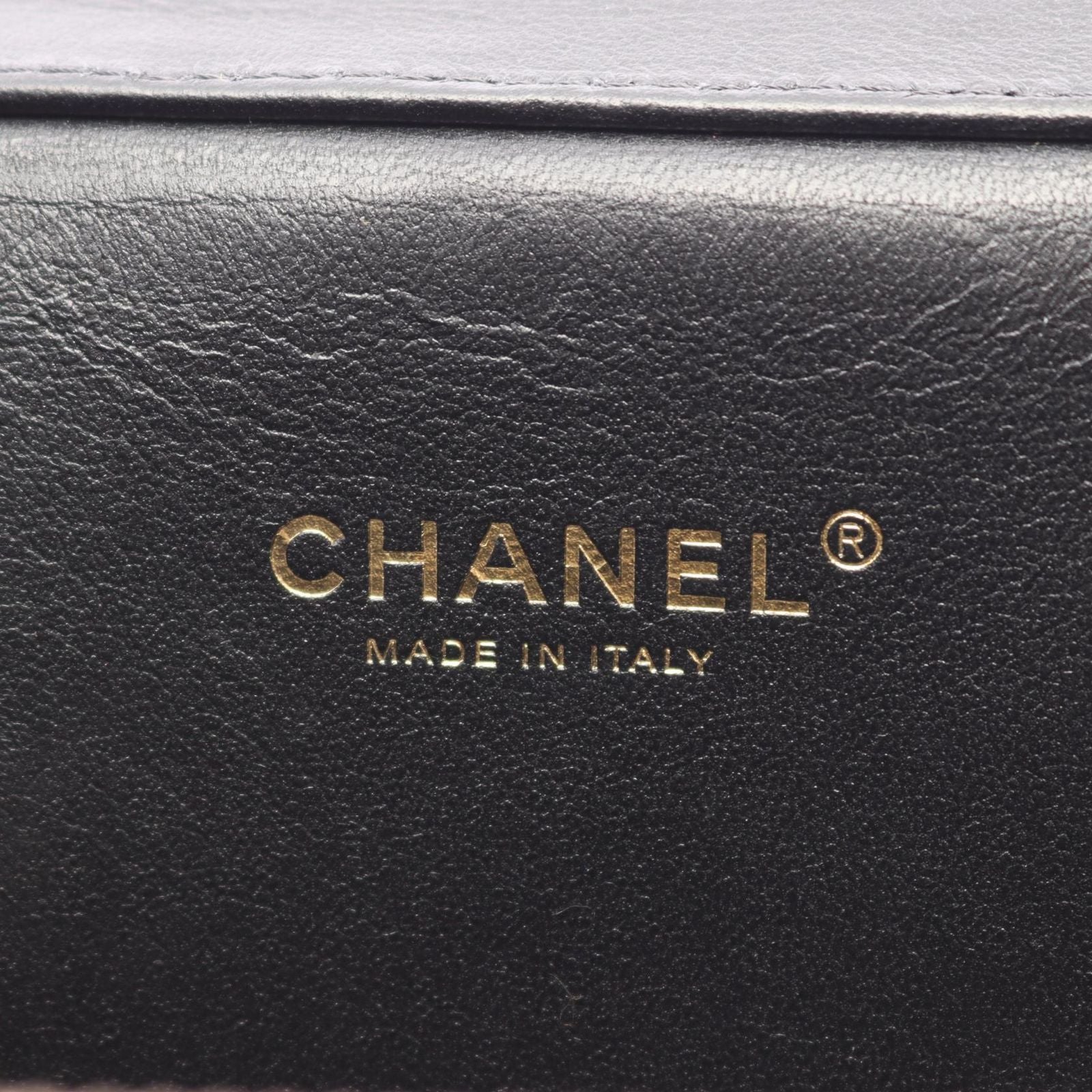 Chanel Shoulder Bag Quilted Vanity 2-Way Black Lambskin Chain — view 4