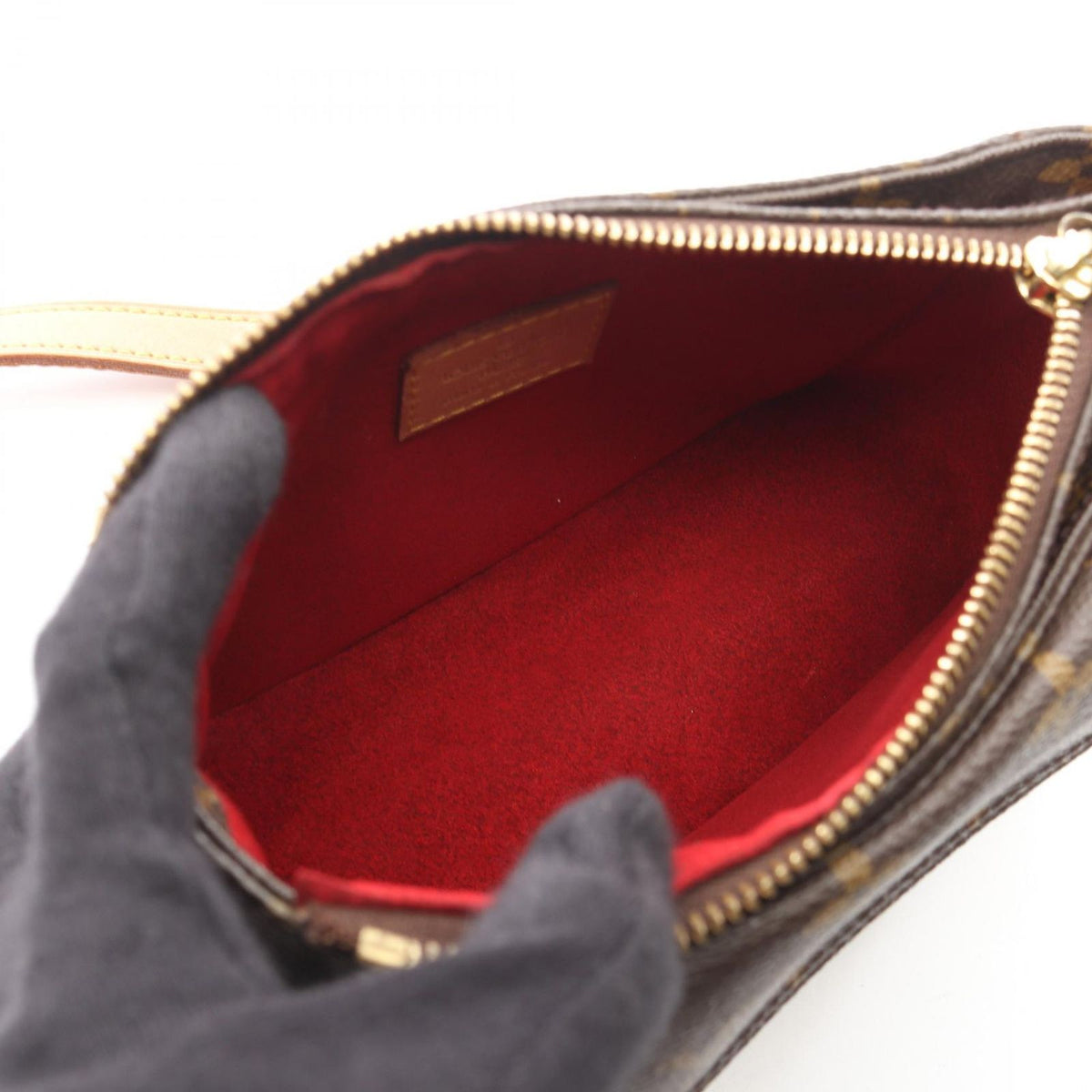Louis Vuitton Shoulder Bag Vivacity PM Monogram Coatingcanvas Leather Viva-Cite — view 3