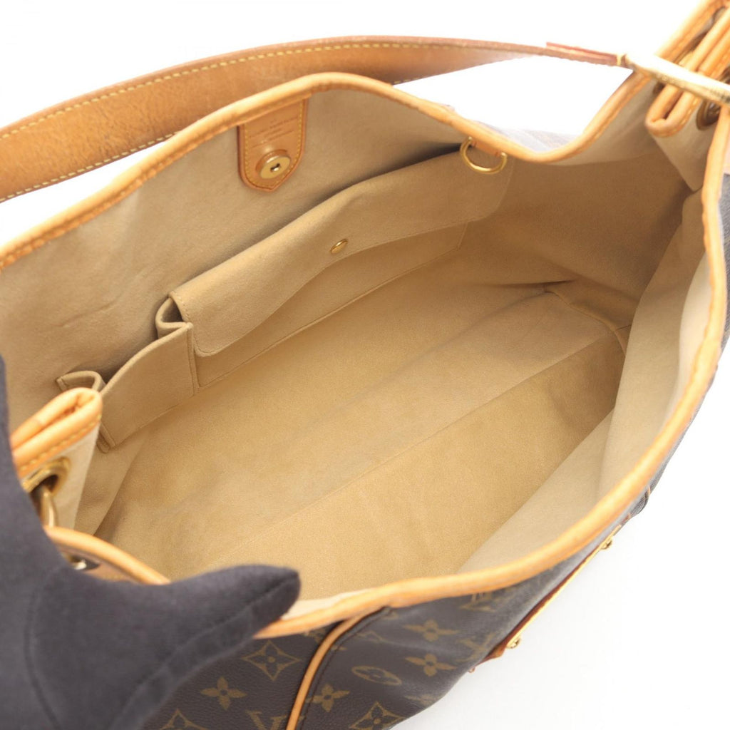 Louis Vuitton Shoulder Bag Galleria GM Monogram Coatingcanvas Leather — view 3