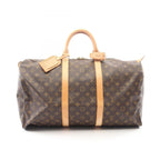 Louis Vuitton Boston Bag Keepall 50 Monogram Canvas Leather