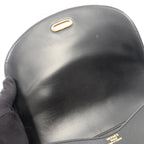 Hermes Handbag Sac Moto Black Calf — view 8