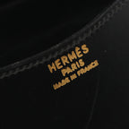 Hermes Handbag Sac Moto Black Calf — view 4
