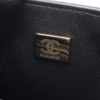 Chanel Shoulder Bag Mini Quilted Black Lambskin Chain — view 5