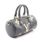 Louis Vuitton Handbag Papillon BB 2-Way Black Beige Leather — view 2