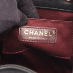 Chanel Shoulder Bag Quilted Black Caviar Leather — view 4