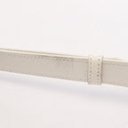 Dior Shoulder Bag Hilton Nel White Leather — view 8