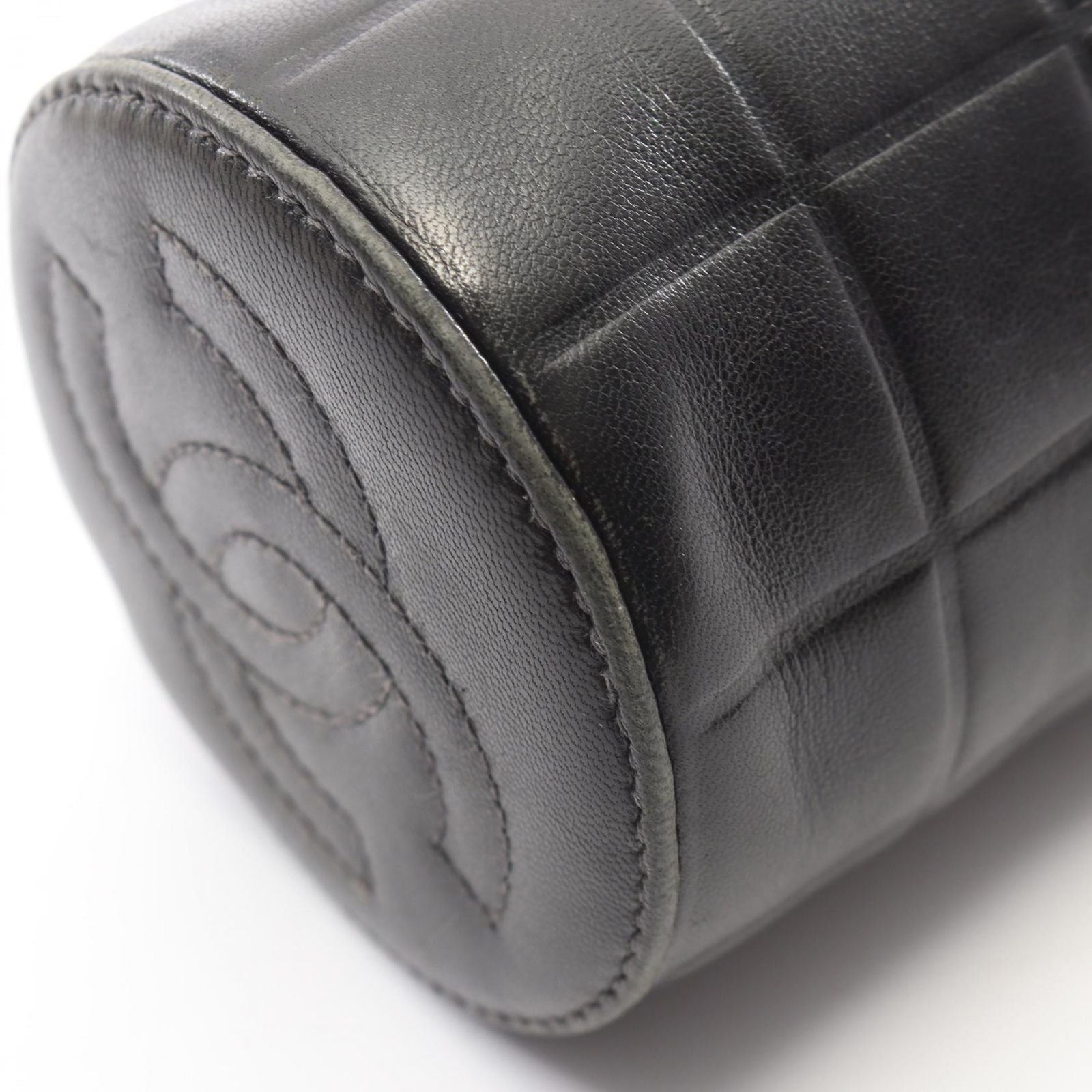 Chanel Pouch Choco Bar Black Lambskin — view 7