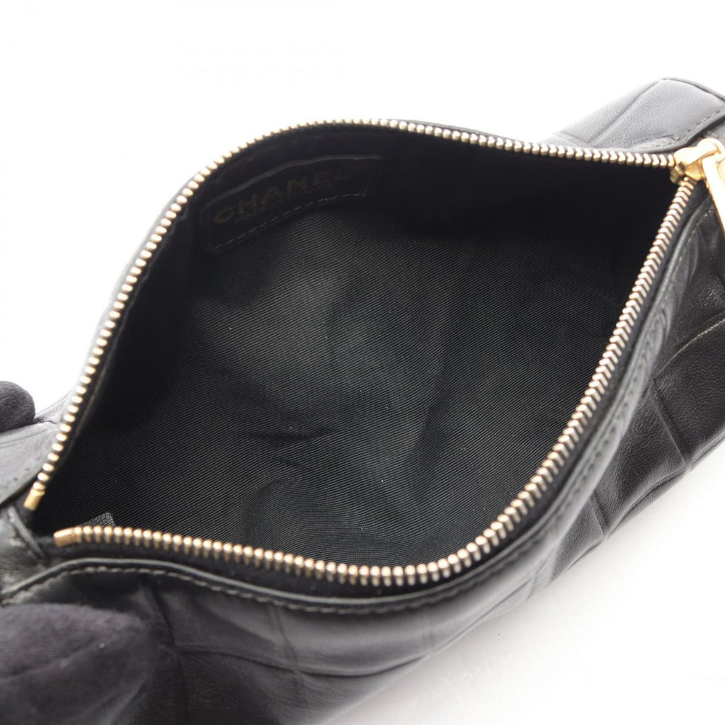 Chanel Pouch Choco Bar Black Lambskin — view 3