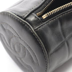 Chanel Pouch Choco Bar Black Lambskin — view 6