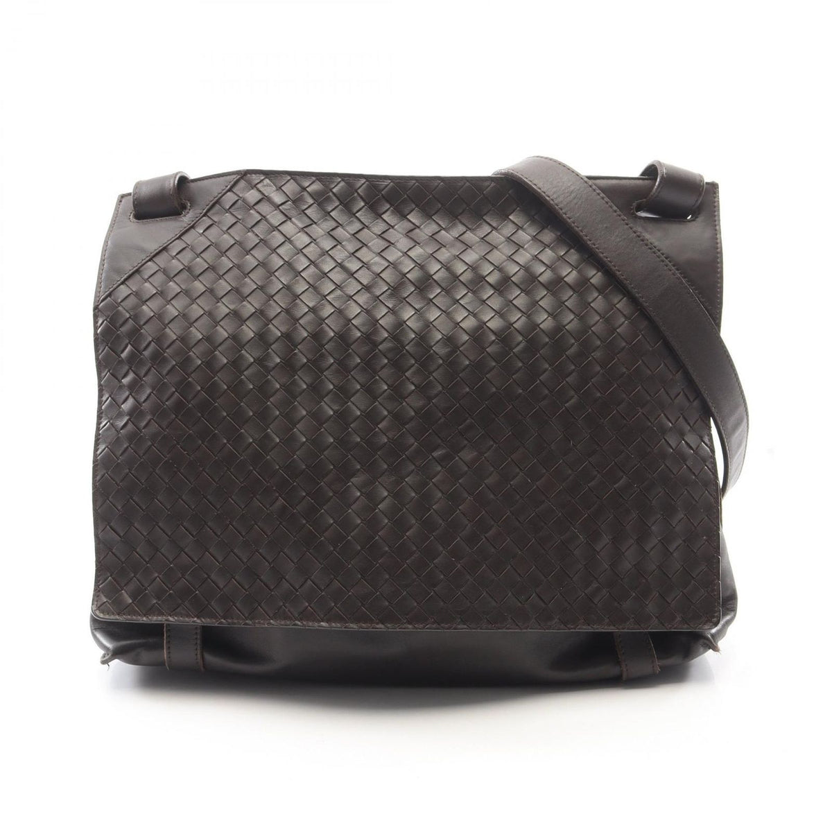 Bottega Veneta Shoulder Bag Intretchart Brown Leather