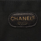 Chanel Tote Bag CC Logo Black Lambskin Chain — view 4