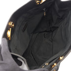 Chanel Tote Bag CC Logo Black Lambskin Chain — view 3